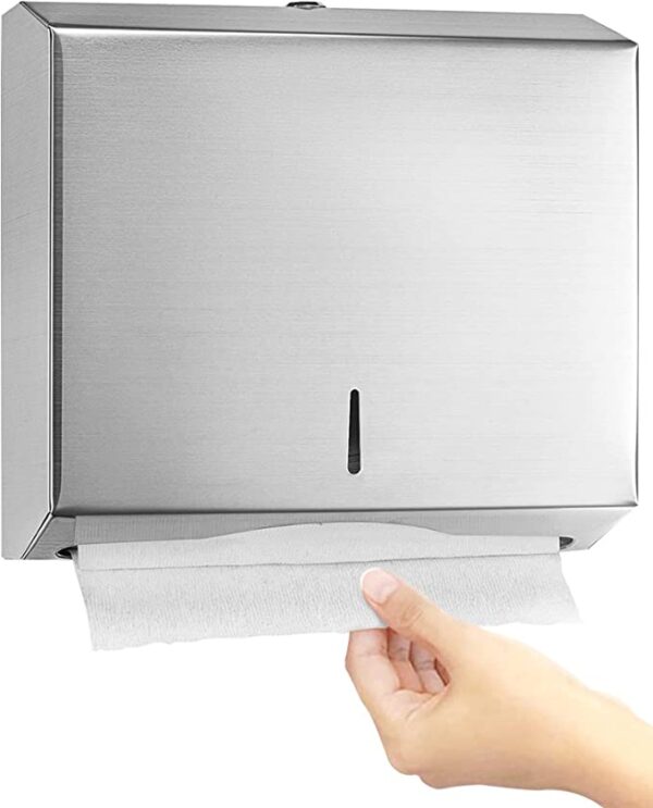 Alpine Industries C-Fold/Multifold Paper Towel Dispenser - Brushed Stainless Steel (290 C Folds/ 380 Multi-Fold) Visit the Alpine Industries Store 4.7 out of 5 stars    392 ratings Amazon's Choice in Commercial Paper Towel Holders by Alpine Industries -15% $36.36 List Price: $42.95  No Import Fees Deposit & $36.44 Shipping to Nigeria Details  Available at a lower price from other sellers that may not offer free Prime shipping.