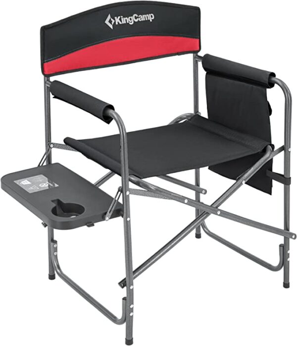 KingCamp Heavy Duty Camping Directors Chairs Supports 400lbs for Adults, Padded Folding Portable Camping Chair with Side Table Storage Pockets Carry Straps Visit the KingCamp Store 4.6 out of 5 stars    4,161 ratings | 36 answered questions Top deal -33% $46.99 List Price: $69.99