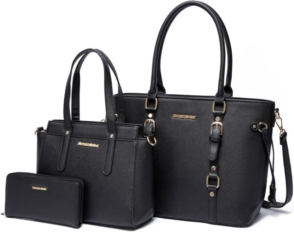 Visit the Montana West Store Montana West Purses and Handbags for Women 3PCS Tote Purse and Wallet Set 4.3 4.3 out of 5 stars    1,859 ratings | 15 answered questions Amazon's Choice for "women bags and purses" 50+ bought in past week Deal -15% $33.99 Typical price: $39.99  No Import Fees Deposit & $38.80 Shipping to Nigeria Details  Color: *Black