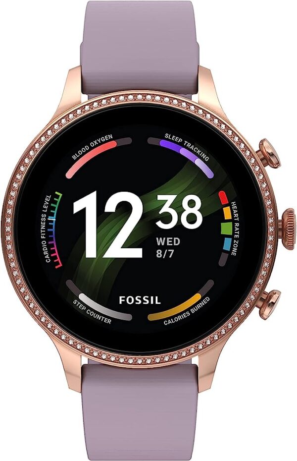 Fossil Women's Gen 6 42mm Touchscreen Smart Watch with Alexa Built-In, Fitness Tracker, Sleep Tracker, Heart Rate Monitor, GPS, Speaker, Music Control, Smartphone Notifications 4.3 4.3 out of 5 stars    1,426 ratings | 141 answered questions -26% $222.00 List Price: $299.00  $122.97 Shipping & Import Fees Deposit to Nigeria Details