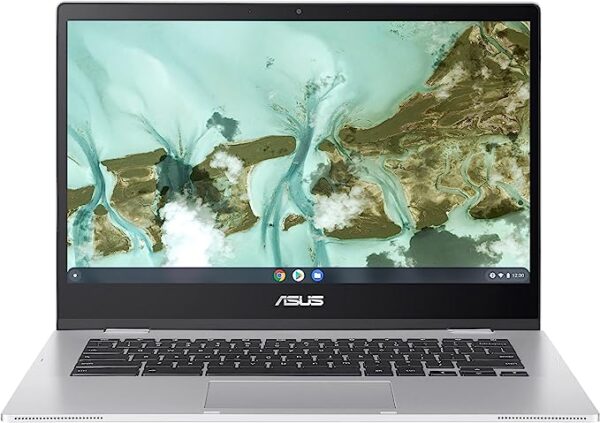 ASUS CX1400CNA-AS44FV Chromebook CX1, 14" Full HD NanoEdge Display, Intel Celeron N3350 Processor, 64GB eMMC, 4GB RAM, Chrome OS, Transparent Silver, CX1400CNA-AS44FV Visit the ASUS Store 4.3 4.3 out of 5 stars    159 ratings | 15 answered questions Prime Day Deal -36% $179.99