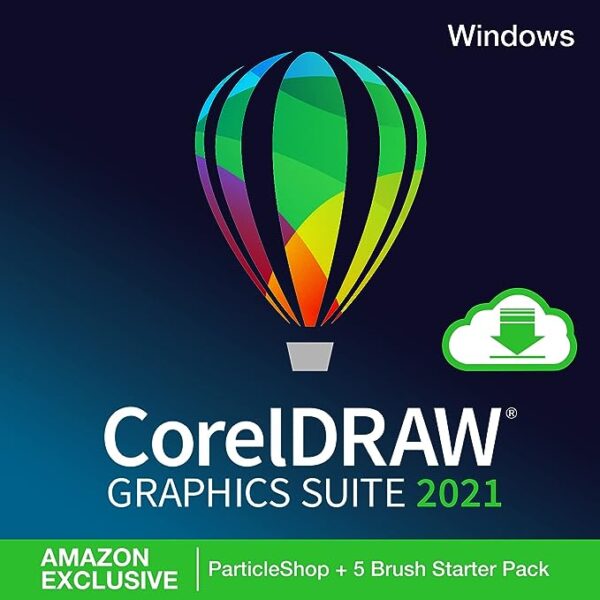 CorelDRAW Graphics Suite 2021 | Graphic Design Software for Professionals | Vector Illustration, Layout, and Image Editing | Amazon Exclusive ParticleShop Brush Pack [PC Download] [Old Version] Visit the Corel Store Platform : Windows 10 4.1 4.1 out of 5 stars    87 ratings -14% $469.99